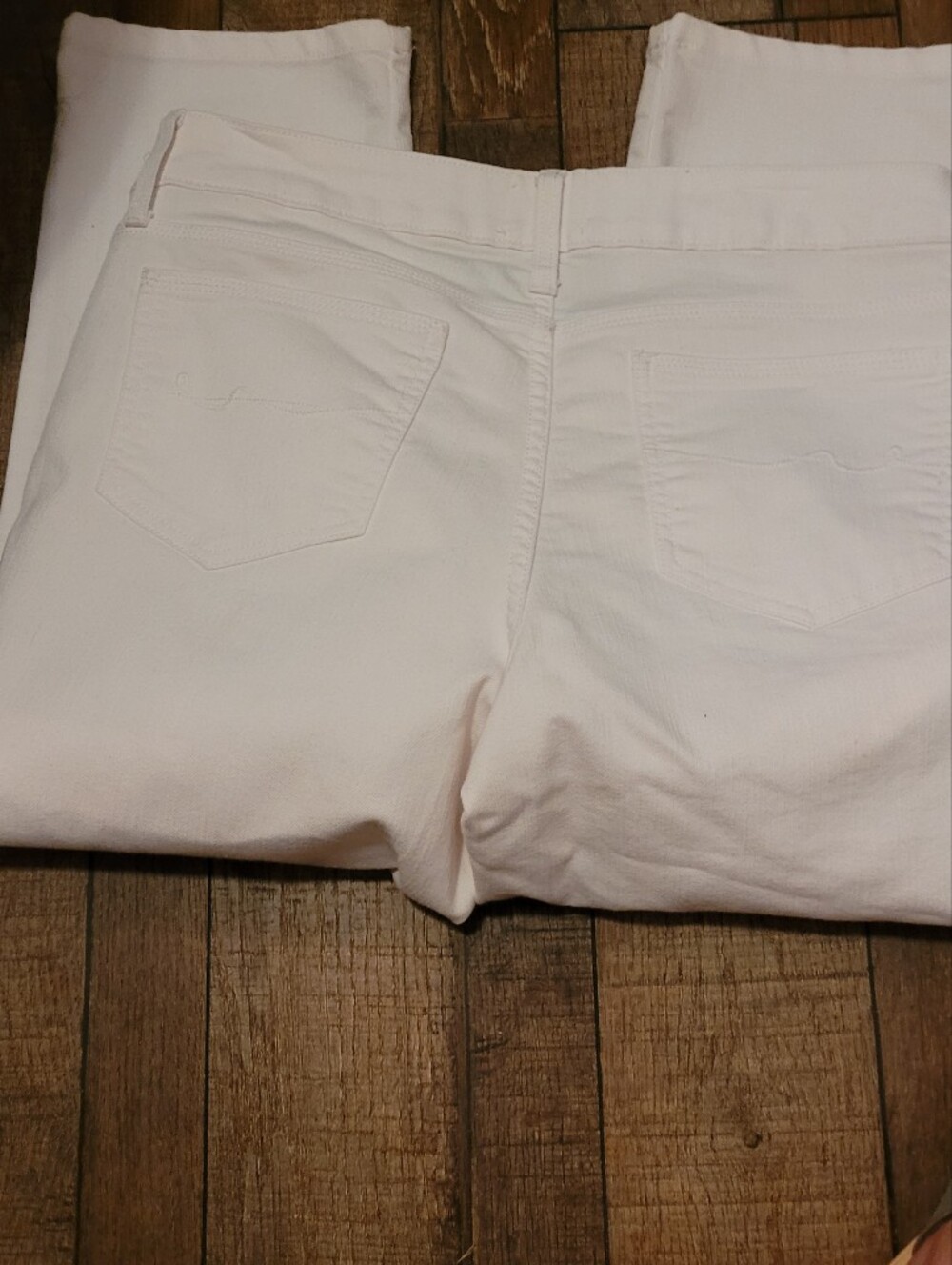 St John's Bay Size 12 Crop White - Picture 5 of 6